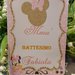 Menu personalizzato per Battesimo Minnie con stampa gratis