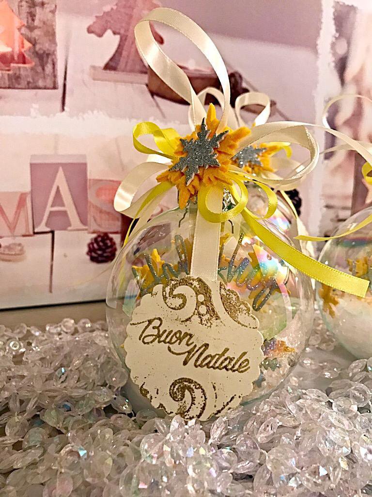 Palline Di Natale Personalizzate Vetro Palline di Natale personalizzate in vetro - Feste - Natale - di Le