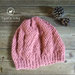 Berretto in lana di alpaca lavorato ai ferri // Berretto donna lana // Cappello alpaca da donna // Cappello in lana fatto a mano