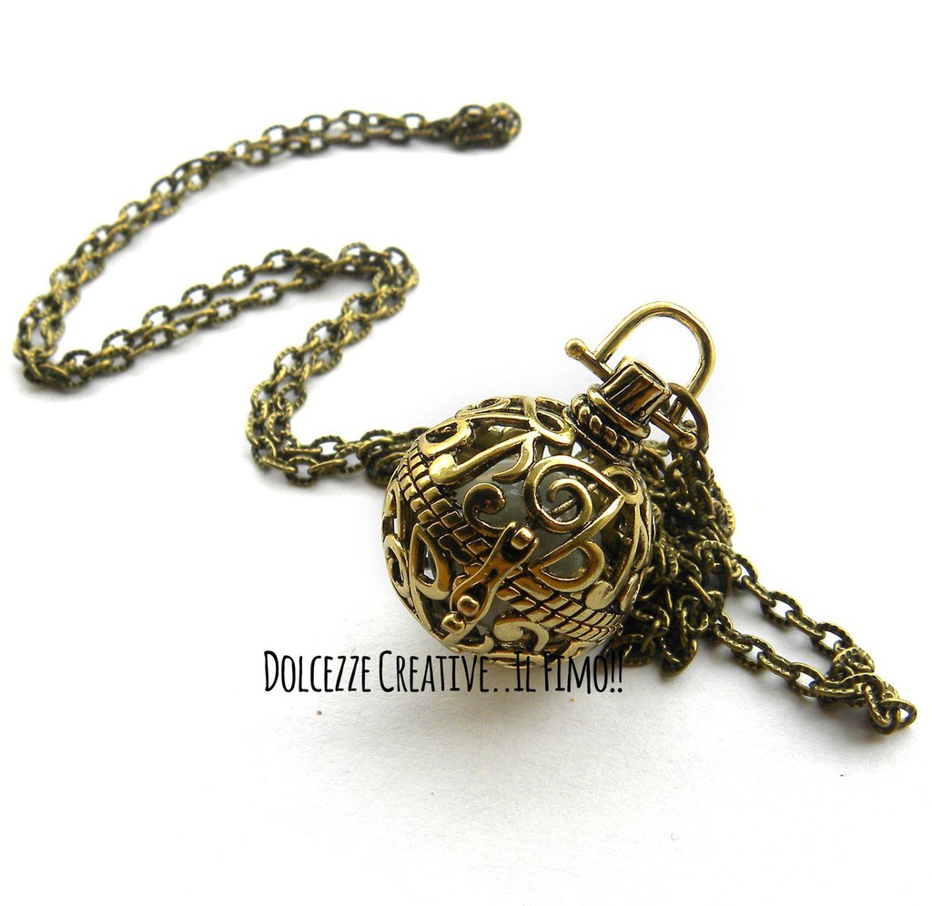 EUDORA Harmony Ball Collana Chiama Angeli Gravidanza Ciondolo Per le donne incinte, campana musicale collana celtica albero della vita ciondolo donna maternità madre bambino regalo originale