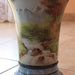 Vaso - Paesaggio di montagna - vaso di porcellana dipinto a mano