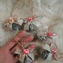 Pigne country shabby chic  Natale fimo