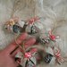 Pigne country shabby chic  Natale fimo