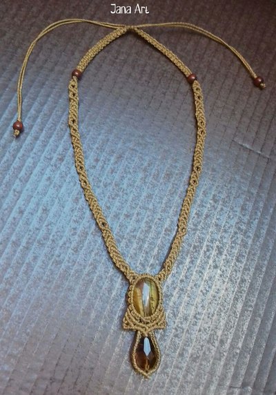 Collana per la Cristalloterapia: Occhio di Tigre Collana per la Cristalloterapia: Occhio di Tigre