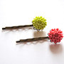 Couple of Flower Bobby Pins 