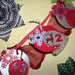 Calendario dell'Avvento per Natale con Sacchettini Regalo in Organza^^ - Red&Silver - Christmas Collection