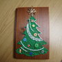 Quadretto String Art albero di Natale