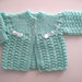 Golfino maglioncino neonata fatto a mano idea regalo nascita lana ferri handmade