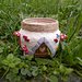 Lanternina - lanterna fungo - idea regalo, casetta delle fate con foglie - kawaii - handmade