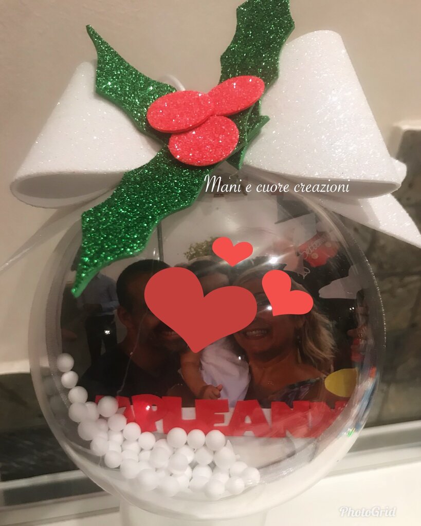 Palline Di Natale Personalizzate Con Nome, Decorazioni Albero Di Natale in Legno