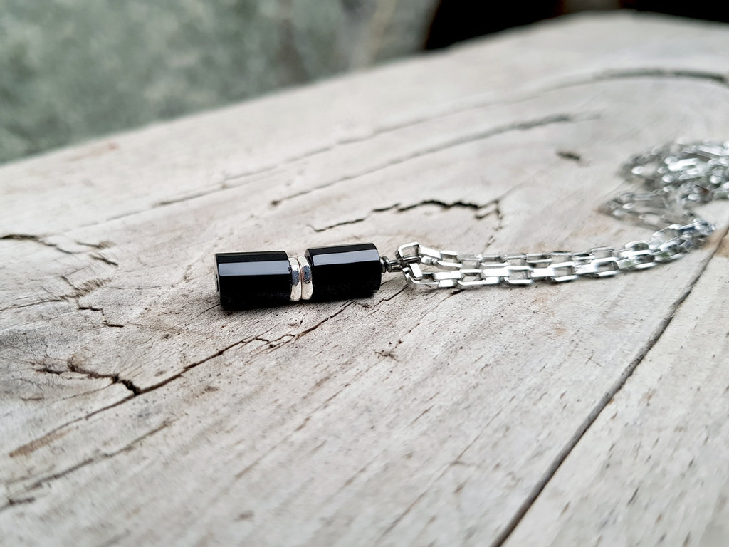 Collana Uomo Con Capsula Medica - Acciaio Inox, Allerta Medica, Design Moderno - Foto 10