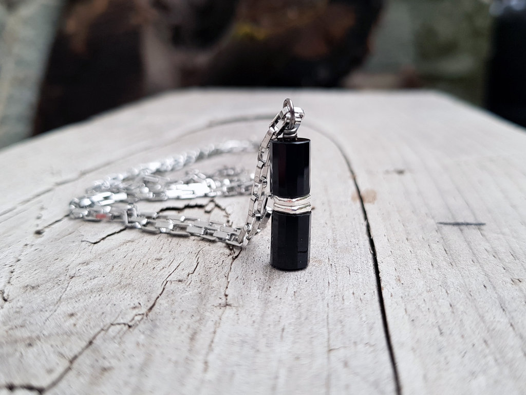 Epinki Collana di Urna, Cilindro Ceneri Ciondolo
