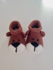 Babbucce bebè crochet 