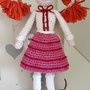 Judy Abbott - bambolina in cotone realizzata a mano