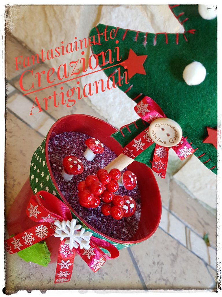 Set albero di Natale in feltro fai-da-te con 32 ornamenti e luci
