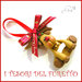 Addobbo decorazione per albero di Natale " Renna " Fimo cernit Kawaii regalo personalizzabile  con  nome 