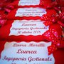 Tavolette di cioccolata personalizzate festa laurea rossa coccinella 