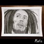 Disegno a matita BOB MARLEY 