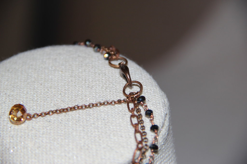 Collana Donna Con Pietre Naturali Viola E Cristalli Intercambiabili – Gabbia Regolabile In Acciaio Inox SAITUO