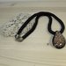 Girocollo con vetro di Murano - Ciondolo in vetro di Murano - perle di Murano - collana con vetro di Murano