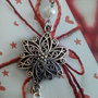 COLLANA con CIONDOLO *FLOWER AND PEARL*