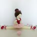 Bambola ballerina amigurumi.