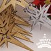 Decorazioni albero di Natale legno taglio laser