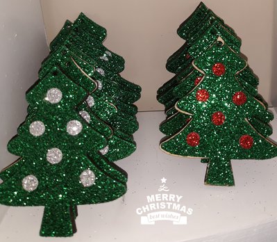 Decorazioni Natalizie In Gomma Crepla.Decorazioni Albero Di Natale Legno E Gomma Crepla Taglio Laser F Su Misshobby