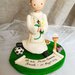 cake topper comunione pallone calcio