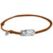 Bracciale di corda con pendente charm in argento Porsche 911 (997), fatto a mano