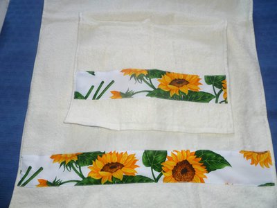 Asciugamani bagno girasole Asciugamani bagno girasole