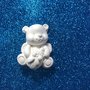 Orsetto - orso con biberon in gesso ceramico profumato per fai da te