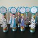 Fiala fialetta provetta porta caramelle contenitore decorazione festa compleanno personaggio nome cartoni animati frozen