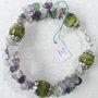 BRACCIALE IN FLUORITE ARGENTO 925