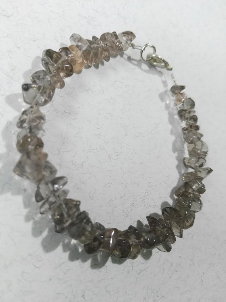 Bracelet 5 Fils En Quartz Fumé Et Argent 925 - Samarcanda Gioielli - Fabriqué En Italie - Neuf Avec étiquettes