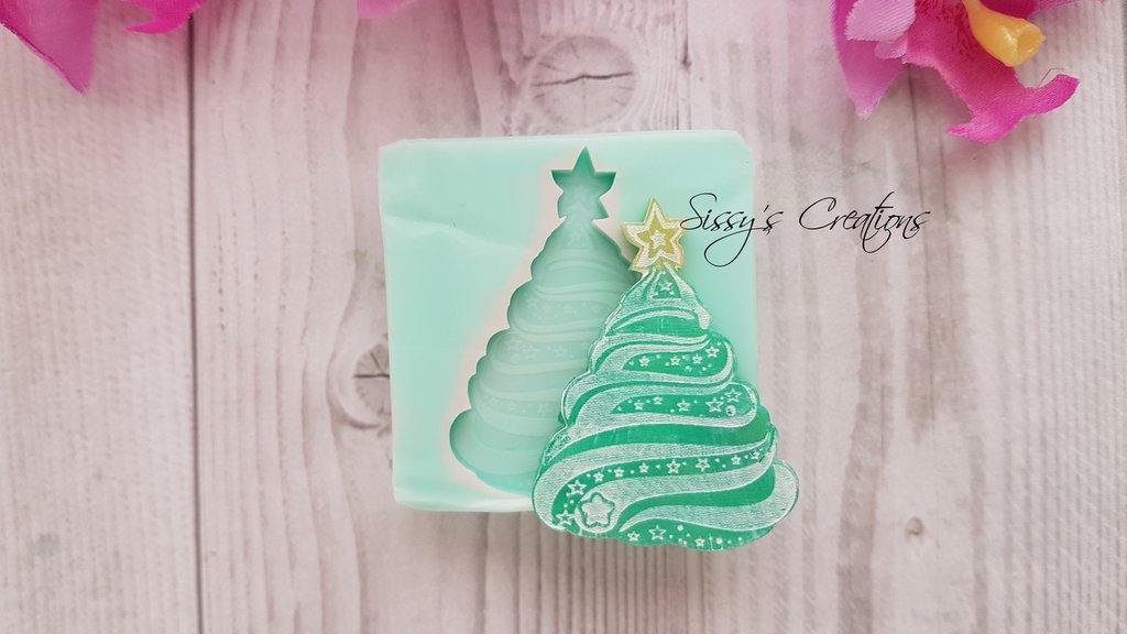 Stampi in resina Pupazzo di spezie - Albero di Natale Elks