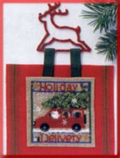 Pannello Holiday Delivery - Kit punto croce e perline