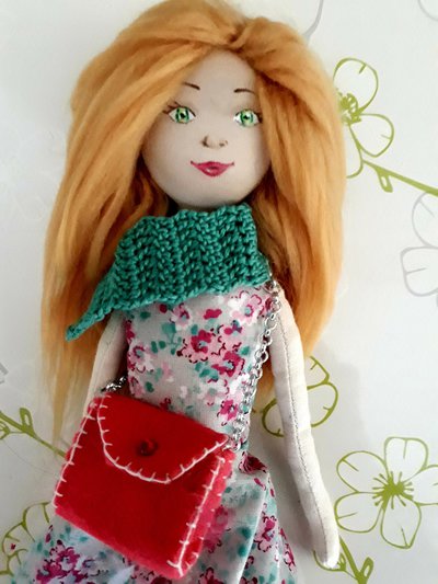 Tusì Doll Bambola di stoffa fatta a mano, Handmade doll made in Italy Tusì Doll Bambola di stoffa fatta a mano, Handmade doll made in Italy