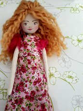 Bambola di stoffa fatta a mano, Handmade doll, Tusì Doll