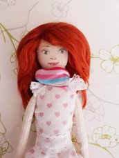 Bambola di stoffa fatta a mano, Handmade doll, Tusì Doll