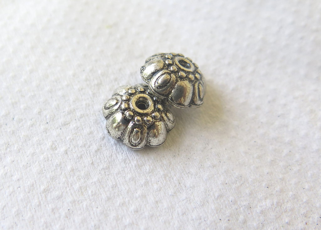 Perline Distaziatrici In Argento Tibetano Italia - Foto 12