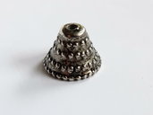 10  capsule per perle in argento tibetano acrilico FER58
