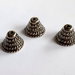 10  capsule per perle in argento tibetano acrilico FER58