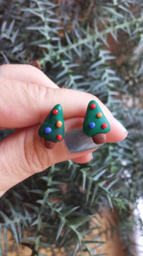 Orecchini A Albero Di Natale In Argento 925 - Gioielli Natalizi Per Donna, Regalo Per Le Feste, Brillanti E Leggeri, Ipoallergenici