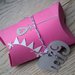 pillow scatoline in cartoncino color rosa