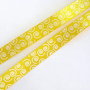 1 yard Nastro grosgrain SPIRALE GIALLO  NA38