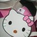 Borsa borsetta bimba Hello Kitty Glitter Fiocco rosa . Idea regalo compleanno, bomboniere