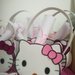 Borsa borsetta bimba Hello Kitty Glitter Fiocco rosa . Idea regalo compleanno, bomboniere