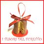 Addobbo decorazione per albero di Natale da appendere  " Panettone " Fimo cernit Kawaii regalo personalizzabile  con  nome
