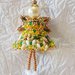 Decorazione per Albero angelo Raphael – Linea decorazioni per Albero idee regalo,fatto a mano, natale,gift ideas, handmade, christmas,